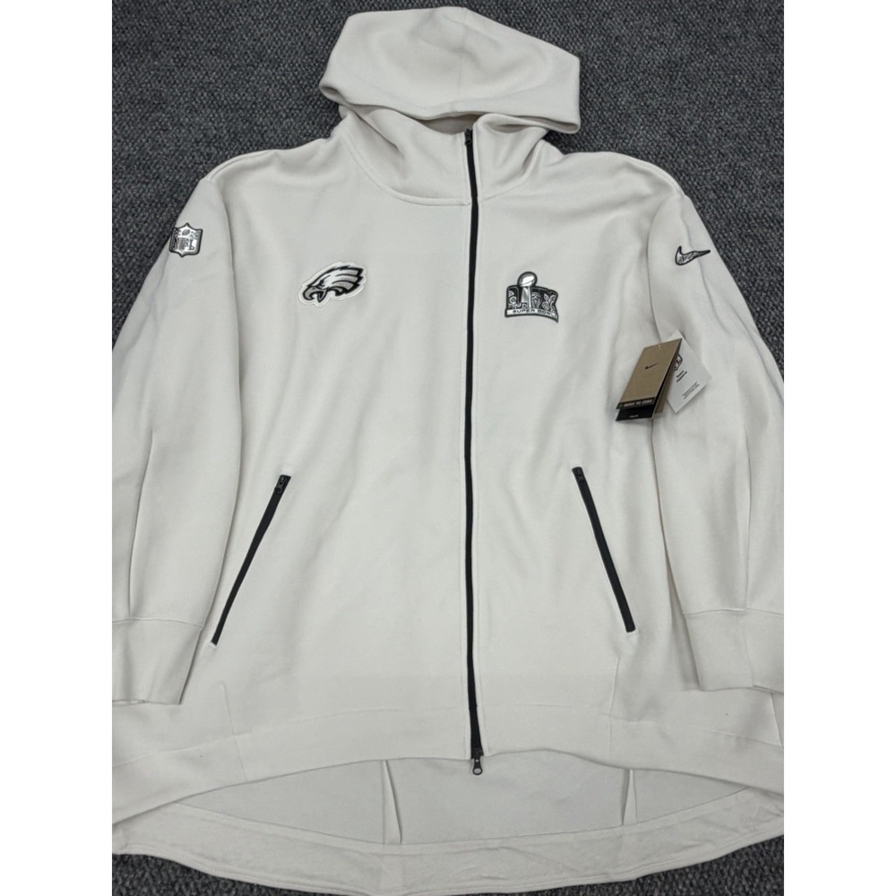 Philadelphia Eagles Super Bowl 59 LIX Opening Night Nike Tech Fleece Hoodie 2XL